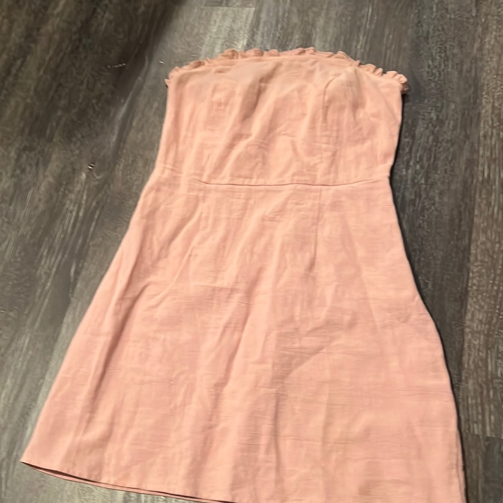Pink mini dress